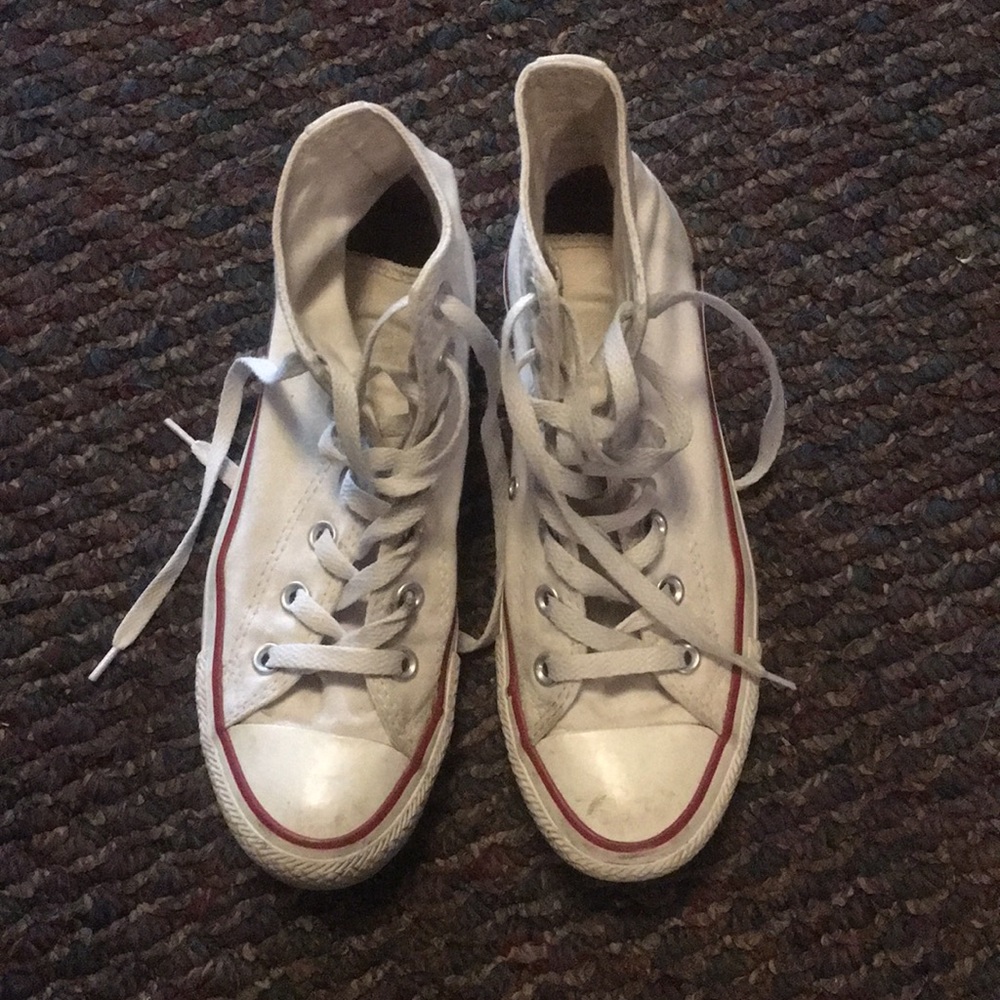 White High Top Converse